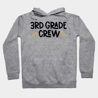 Third Grade Crew Back to School Student Kids Hoodie